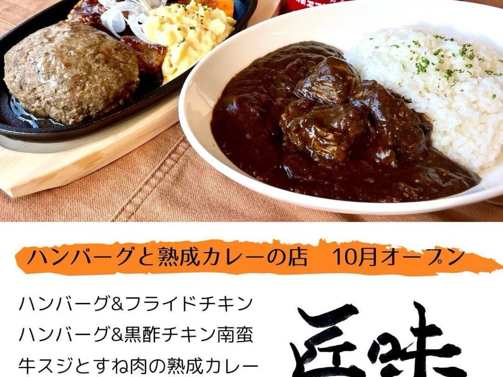 ハンバーグと熟成カレー 匠味